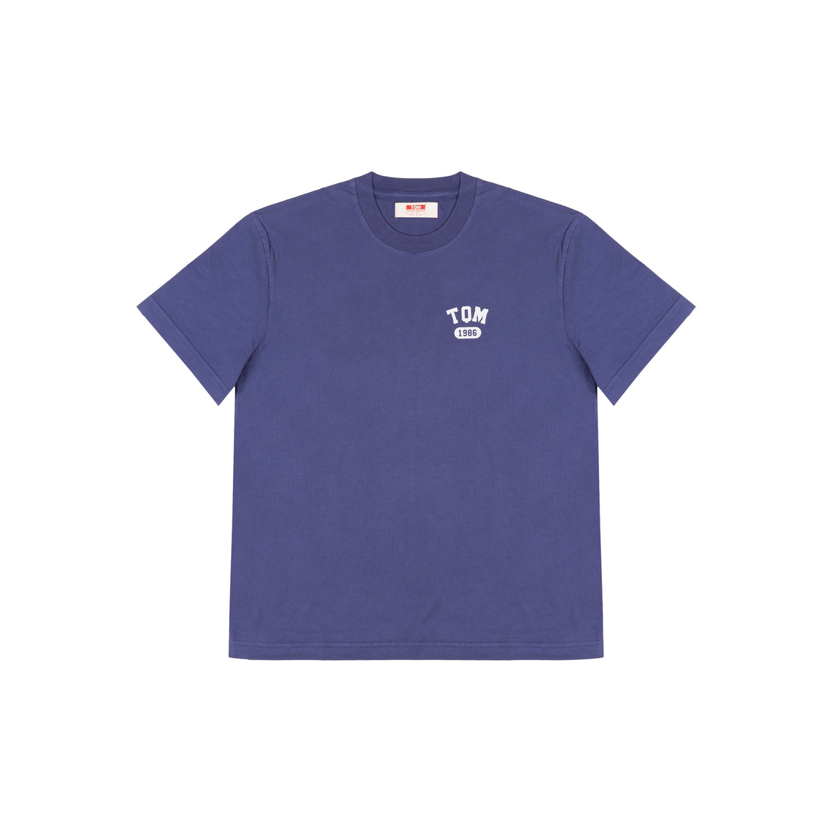 T-Shirt Navy 100% cotone organico LOGO