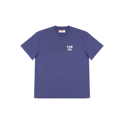 T-Shirt Navy 100% cotone organico LOGO