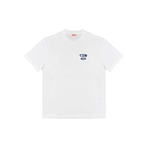 T-Shirt White 100% cotone organico LOGO