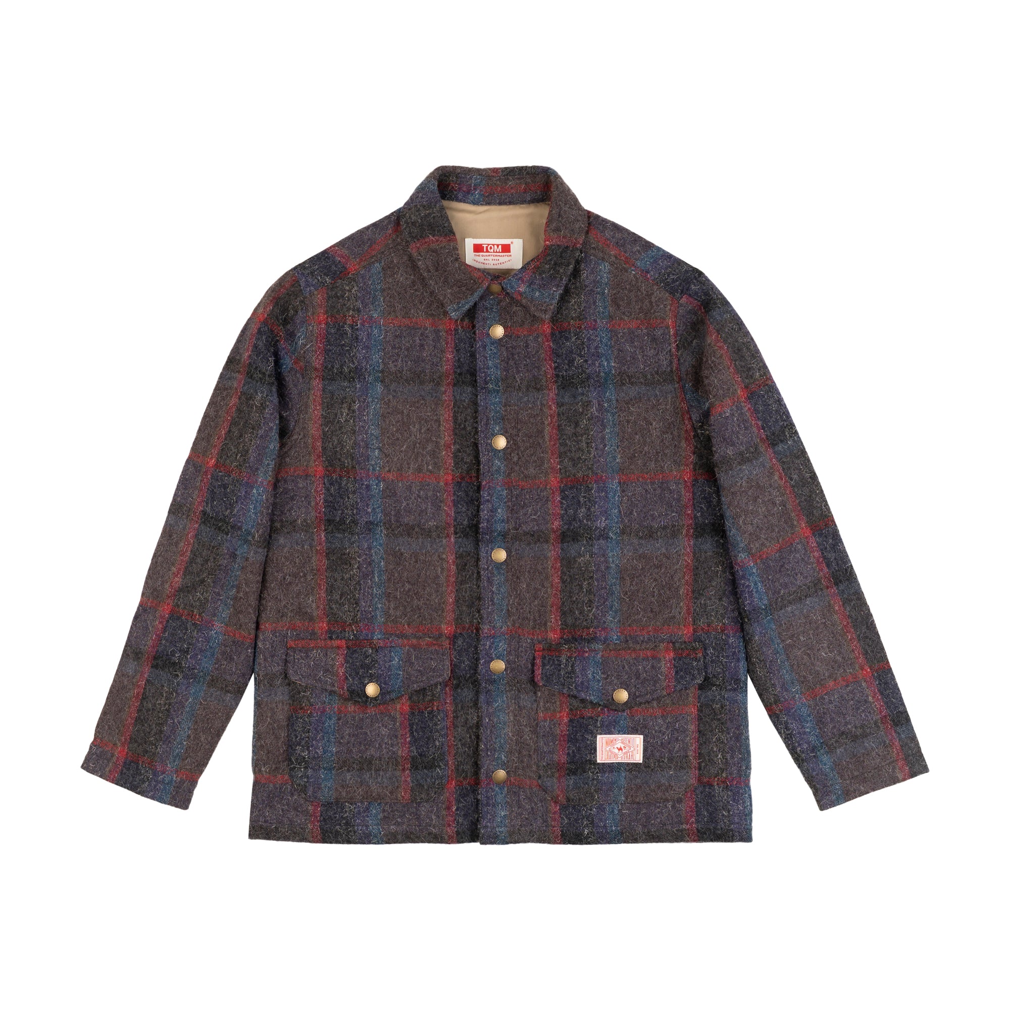 Autumn Jacket Checked Grey Mohair