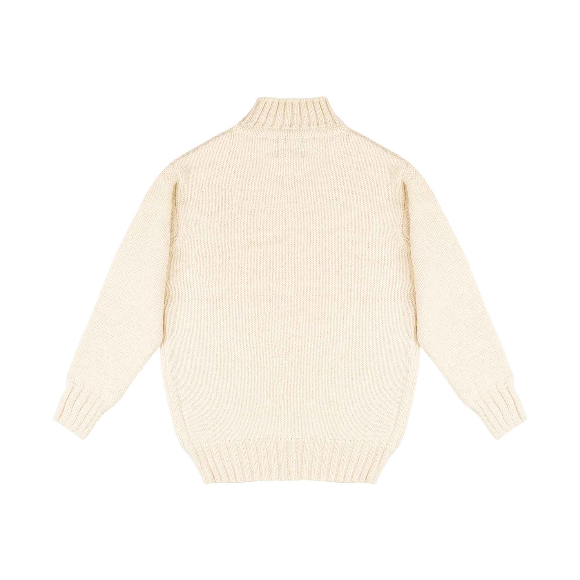 Nigel Cabourn - High neck knit Navy Natural