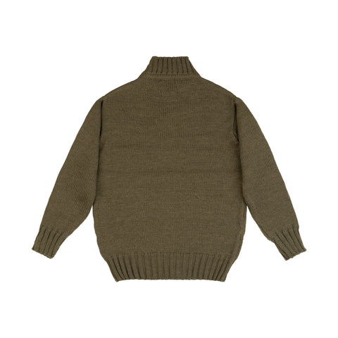 Nigel Cabourn - High neck knit Army