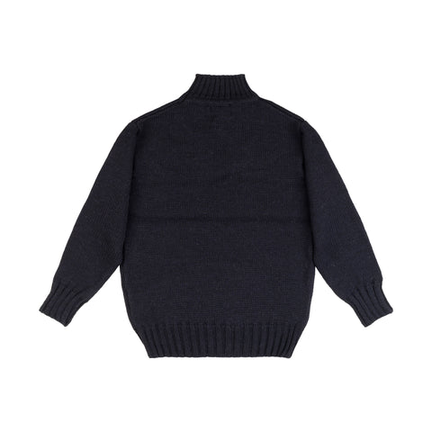 Nigel Cabourn - High neck knit Navy