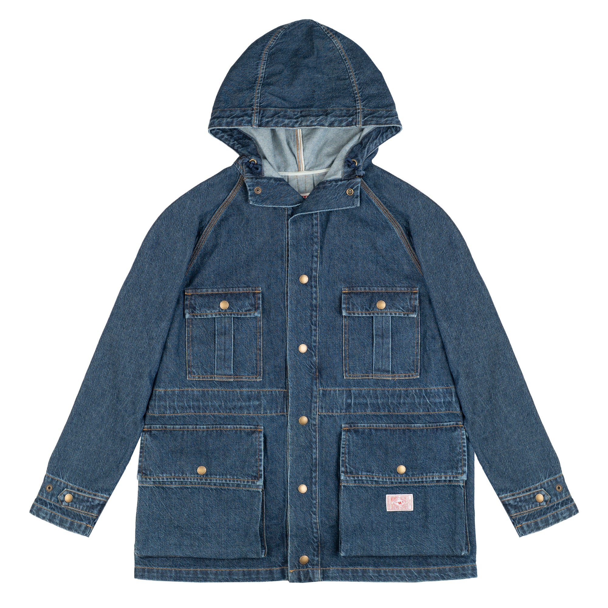 Dead-Stock Denim Parka "Curzio" [STONE WASHED]