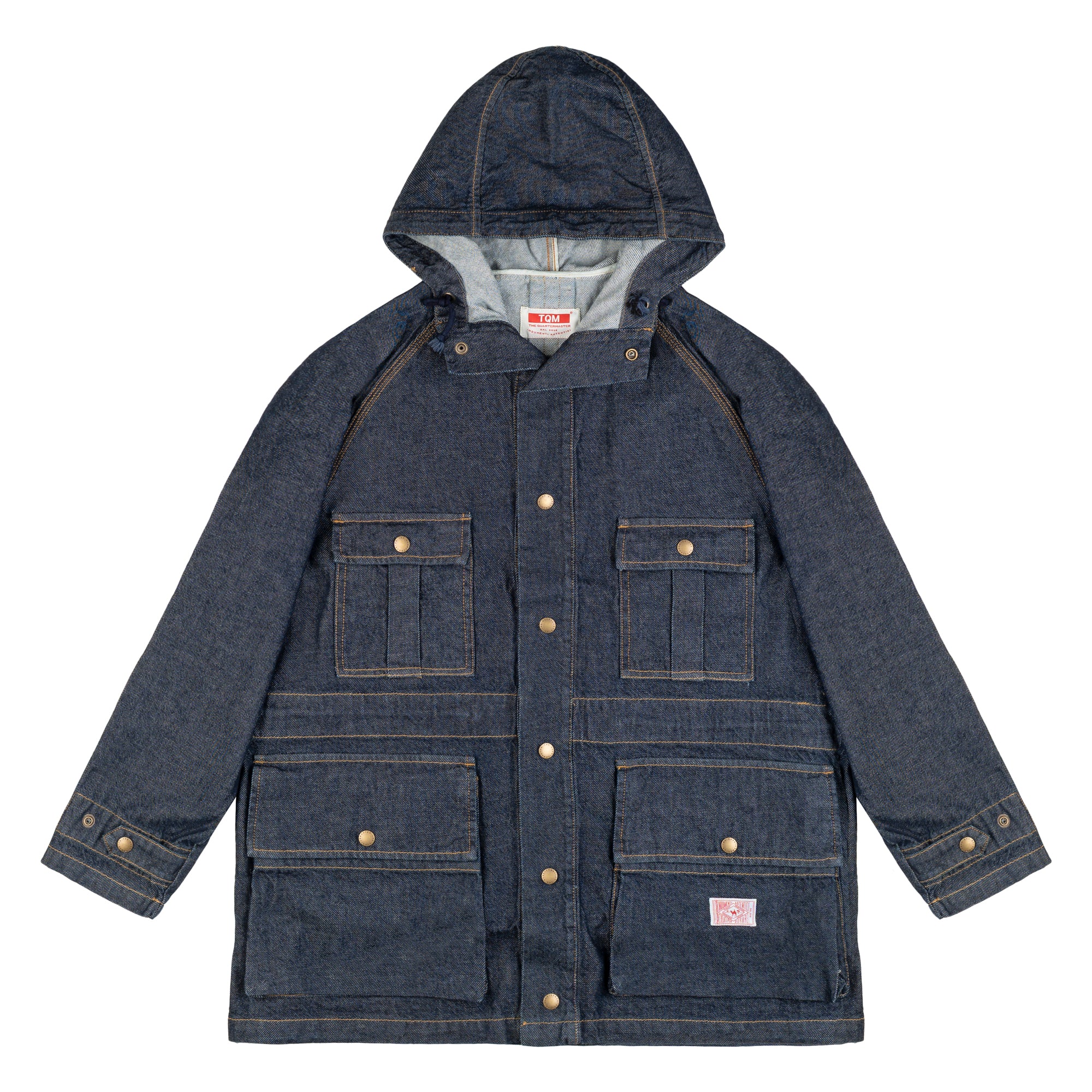 Dead-Stock Denim Parka "Curzio" [ONE WASHED]