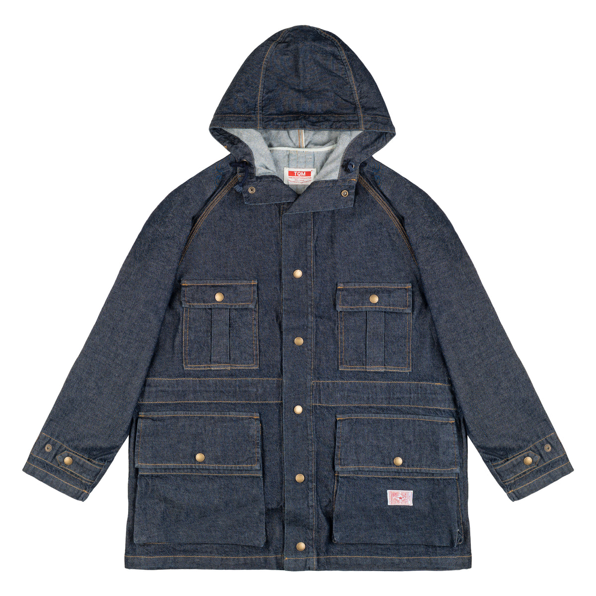 Dead-Stock Denim Parka "Curzio" [ONE WASHED]