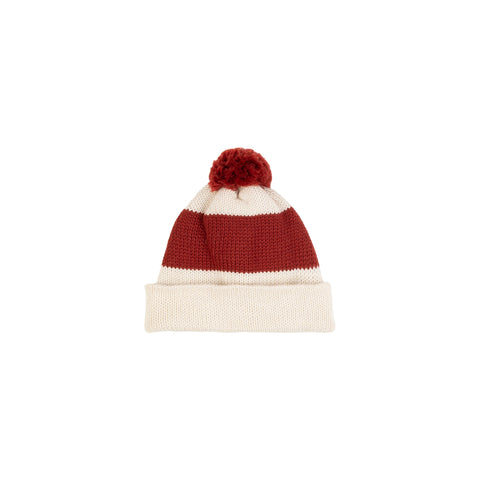 Nigel Cabourn - Striped hat White/Red