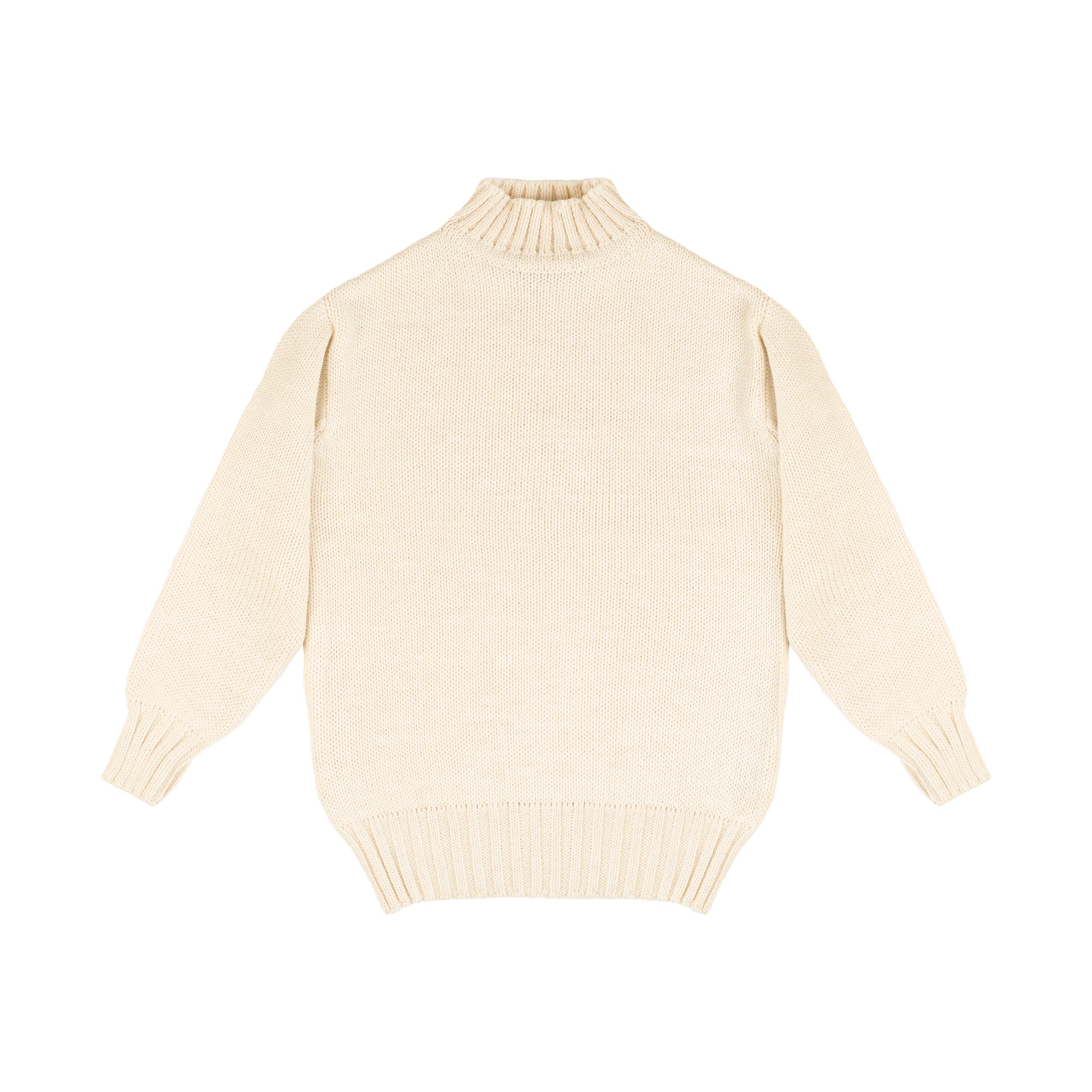 Nigel Cabourn - High neck knit Navy Natural