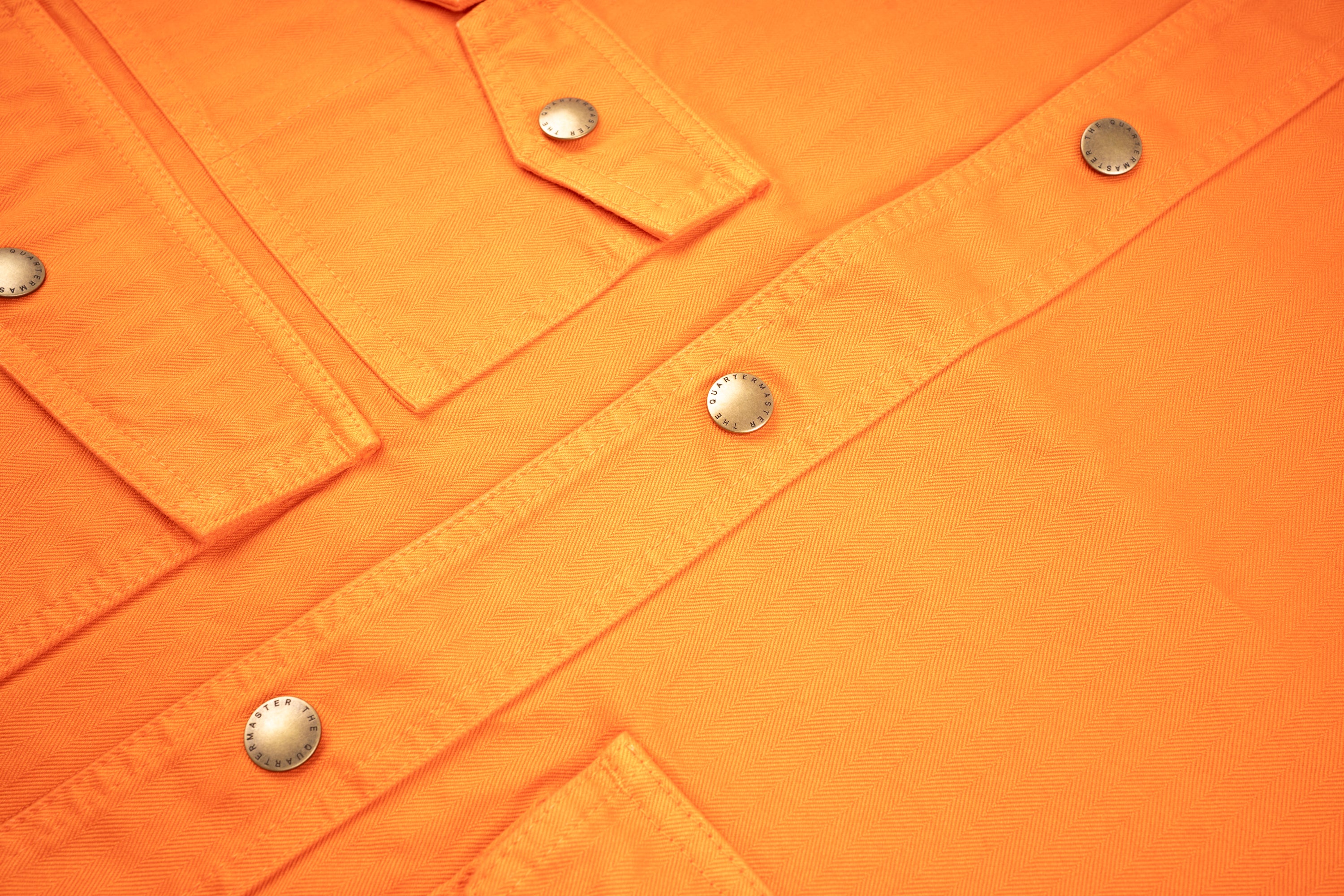 "Amicizia" Work Jacket Orange Everyday Garments Collabs