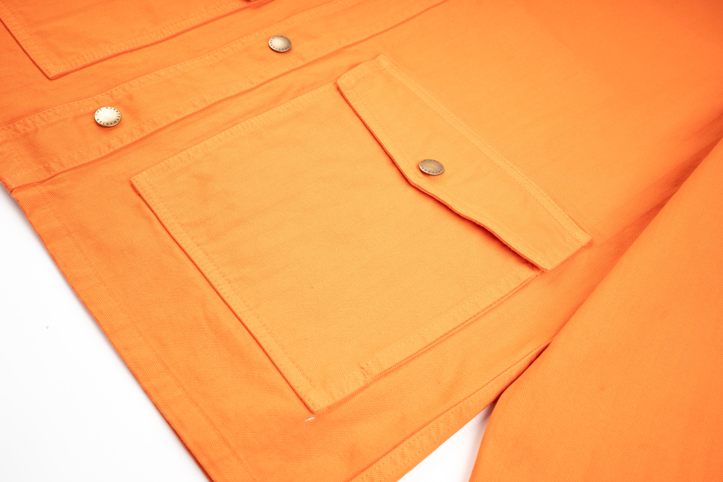 "Amicizia" Work Jacket Orange Everyday Garments Collabs