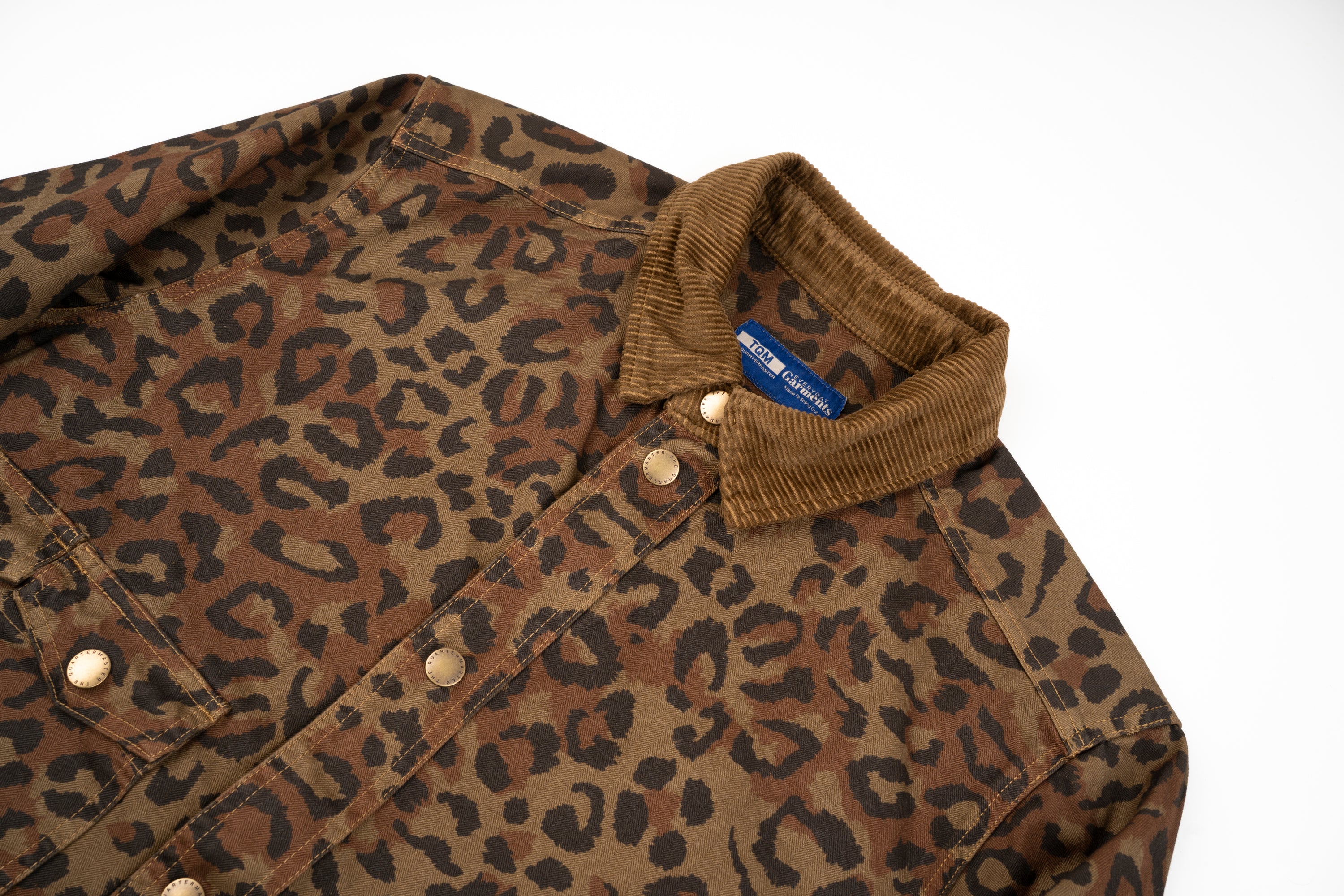 "Amicizia" Work Jacket Leopard Everyday Garments Collabs