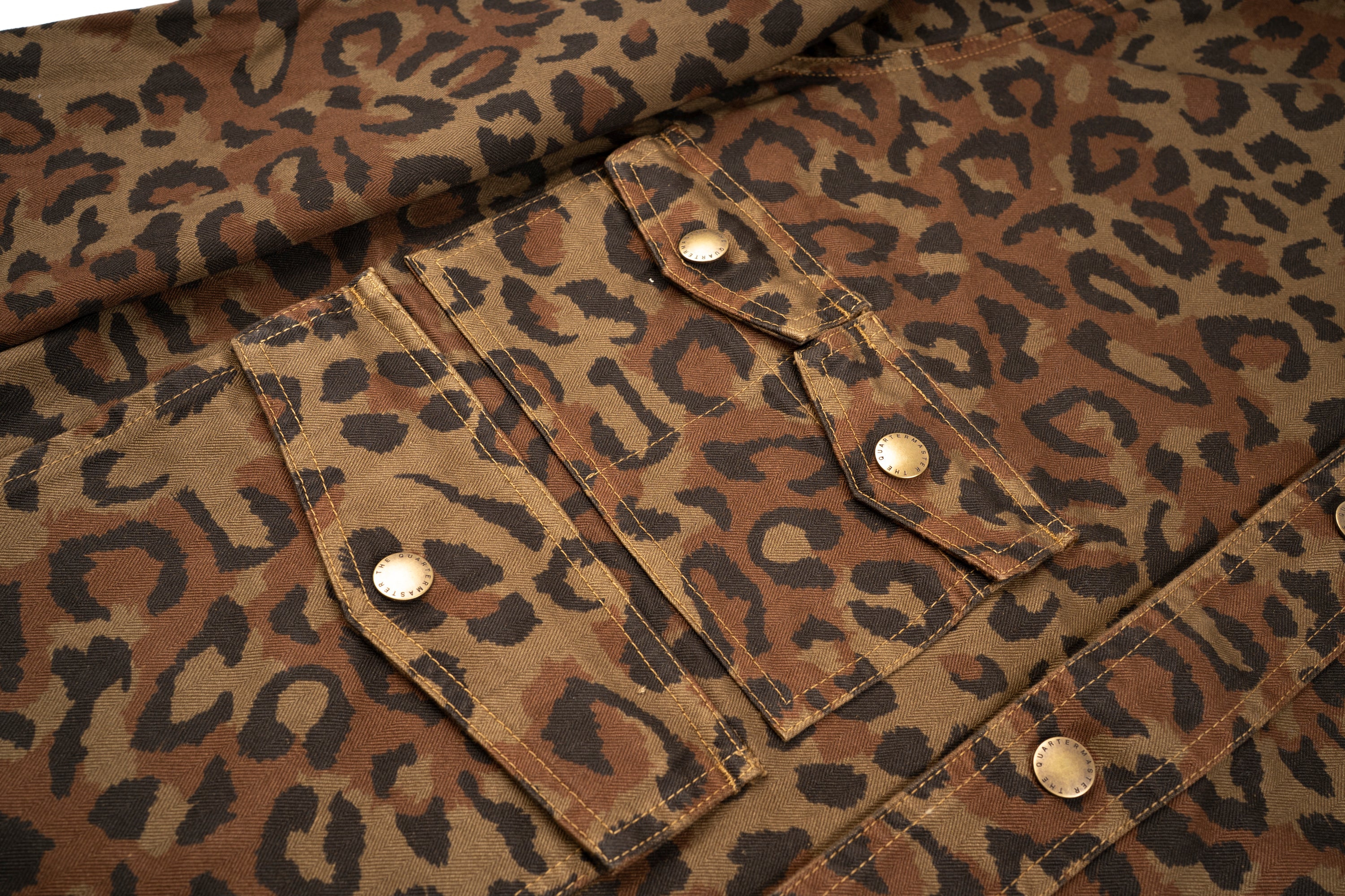 "Amicizia" Work Jacket Leopard Everyday Garments Collabs