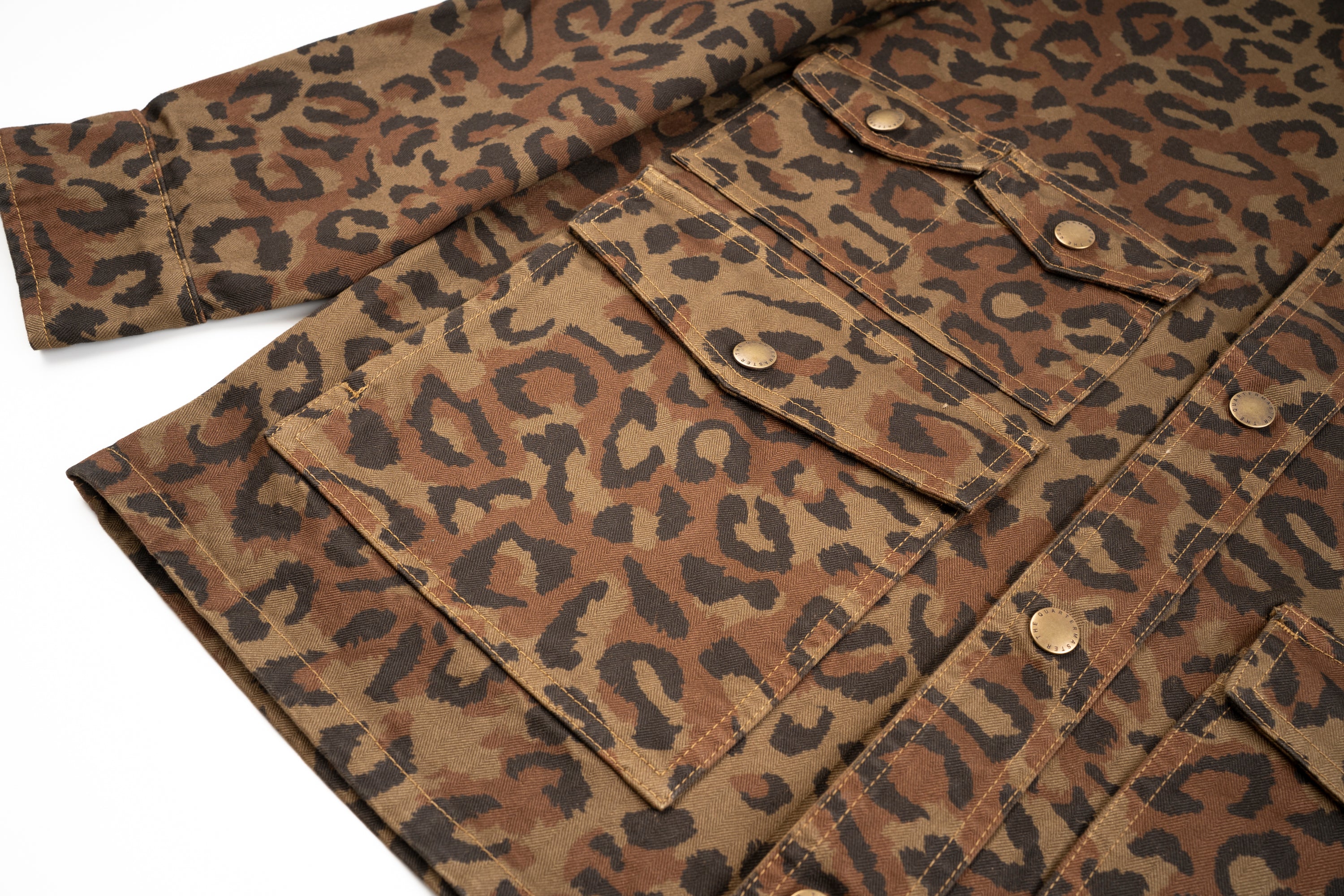 "Amicizia" Work Jacket Leopard Everyday Garments Collabs