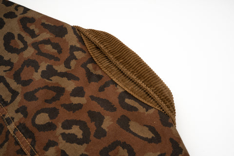 "Amicizia" Work Jacket Leopard Everyday Garments Collabs