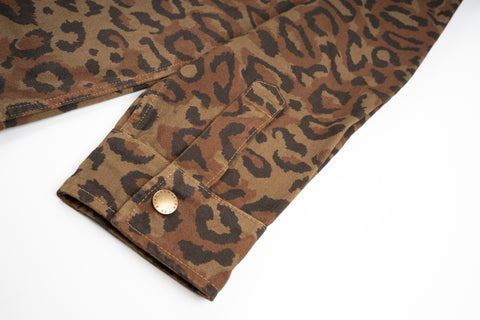 "Amicizia" Work Jacket Leopard Everyday Garments Collabs