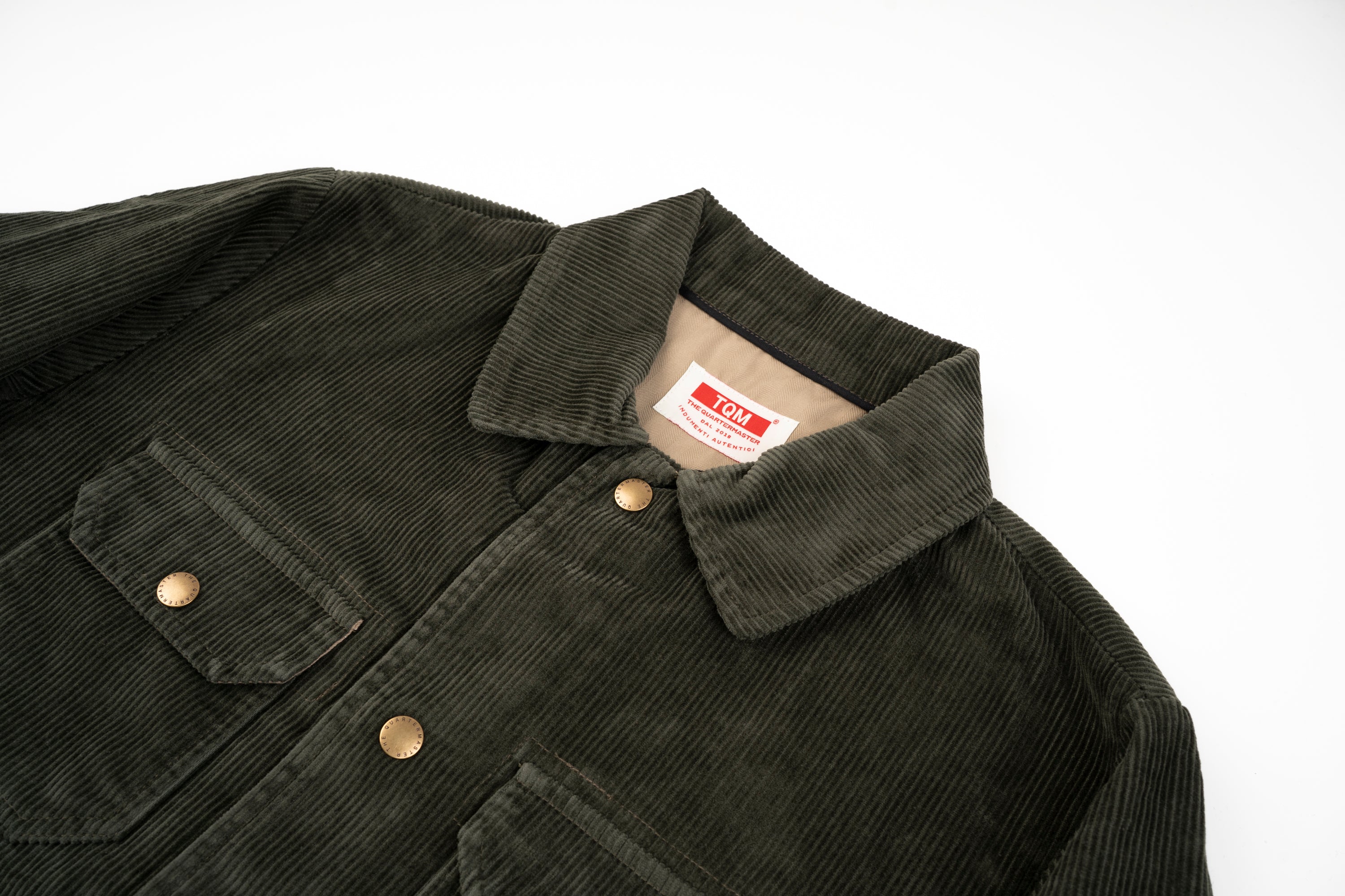 Iconic Hunter Jacket "Calvana" Green Corduroy