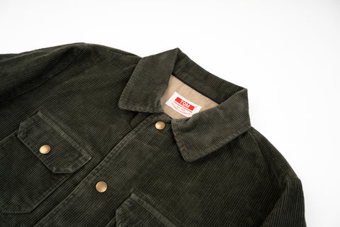 Iconic Hunter Jacket "Calvana" Green Corduroy