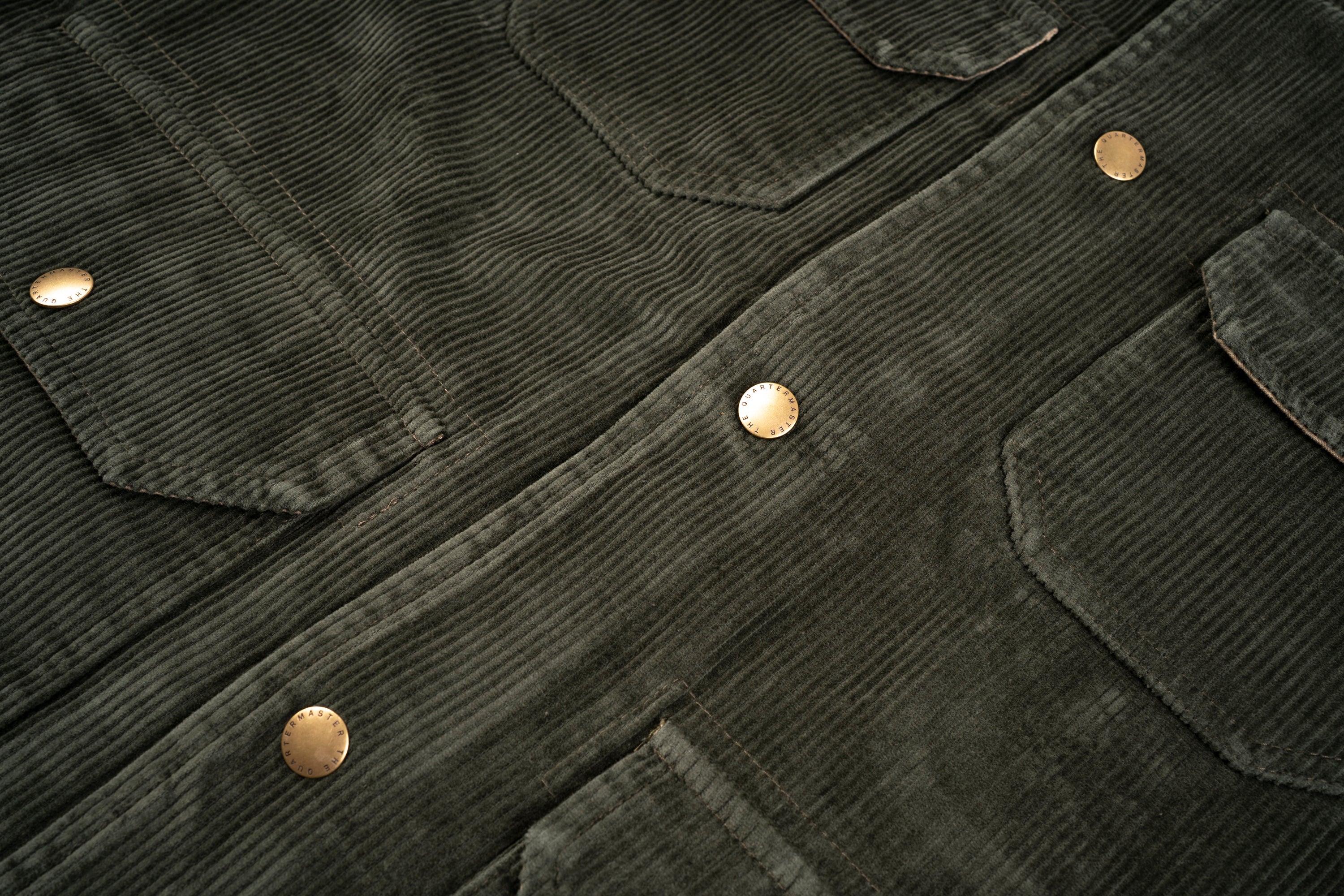 Iconic Hunter Jacket "Calvana" Green Corduroy