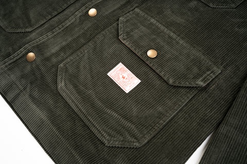 Iconic Hunter Jacket "Calvana" Green Corduroy