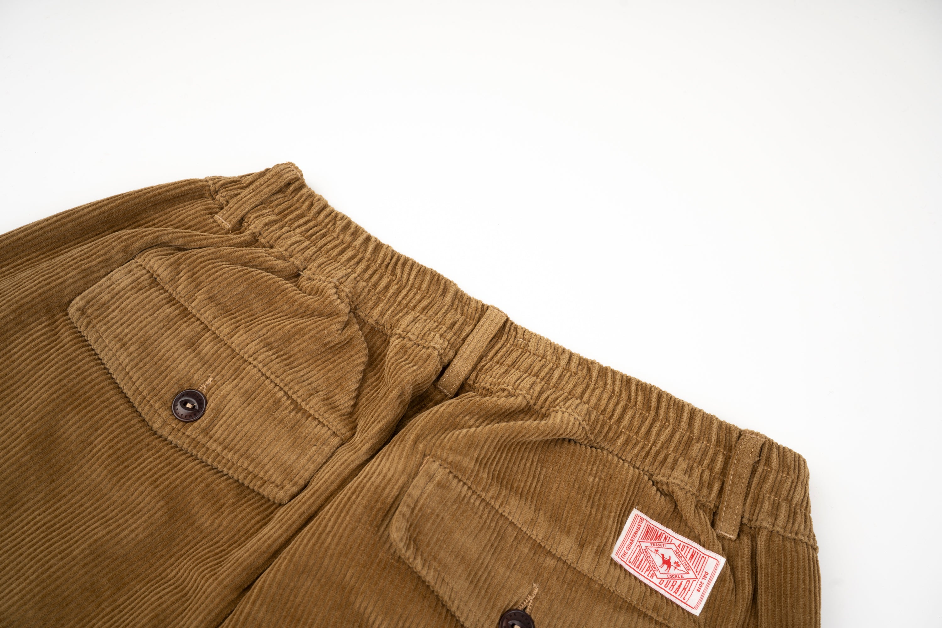 NEW French Chino Tobacco Corduroy