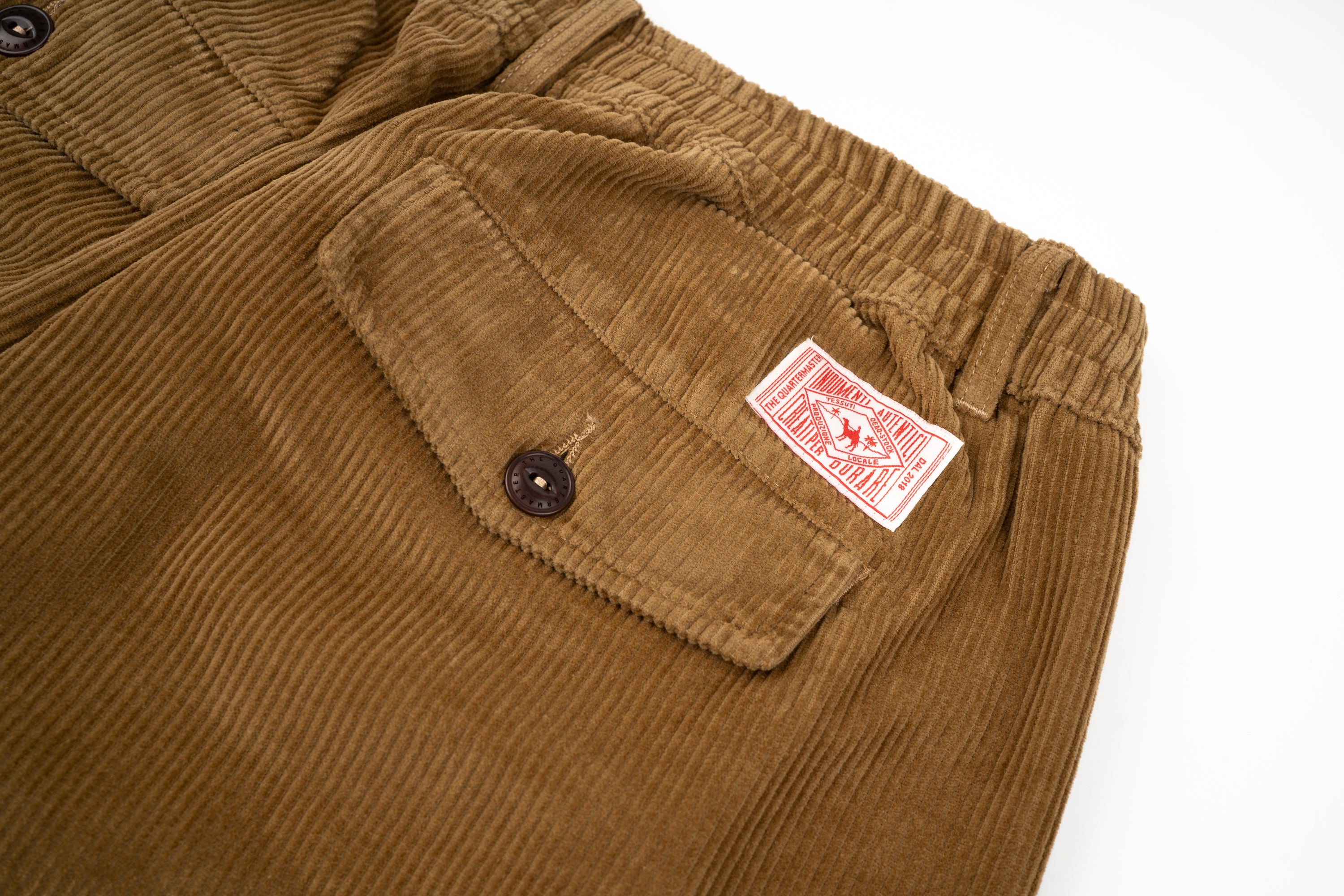 NEW French Chino Tobacco Corduroy