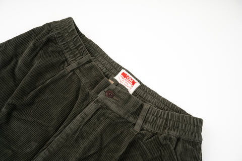 NEW French Chino Green Corduroy