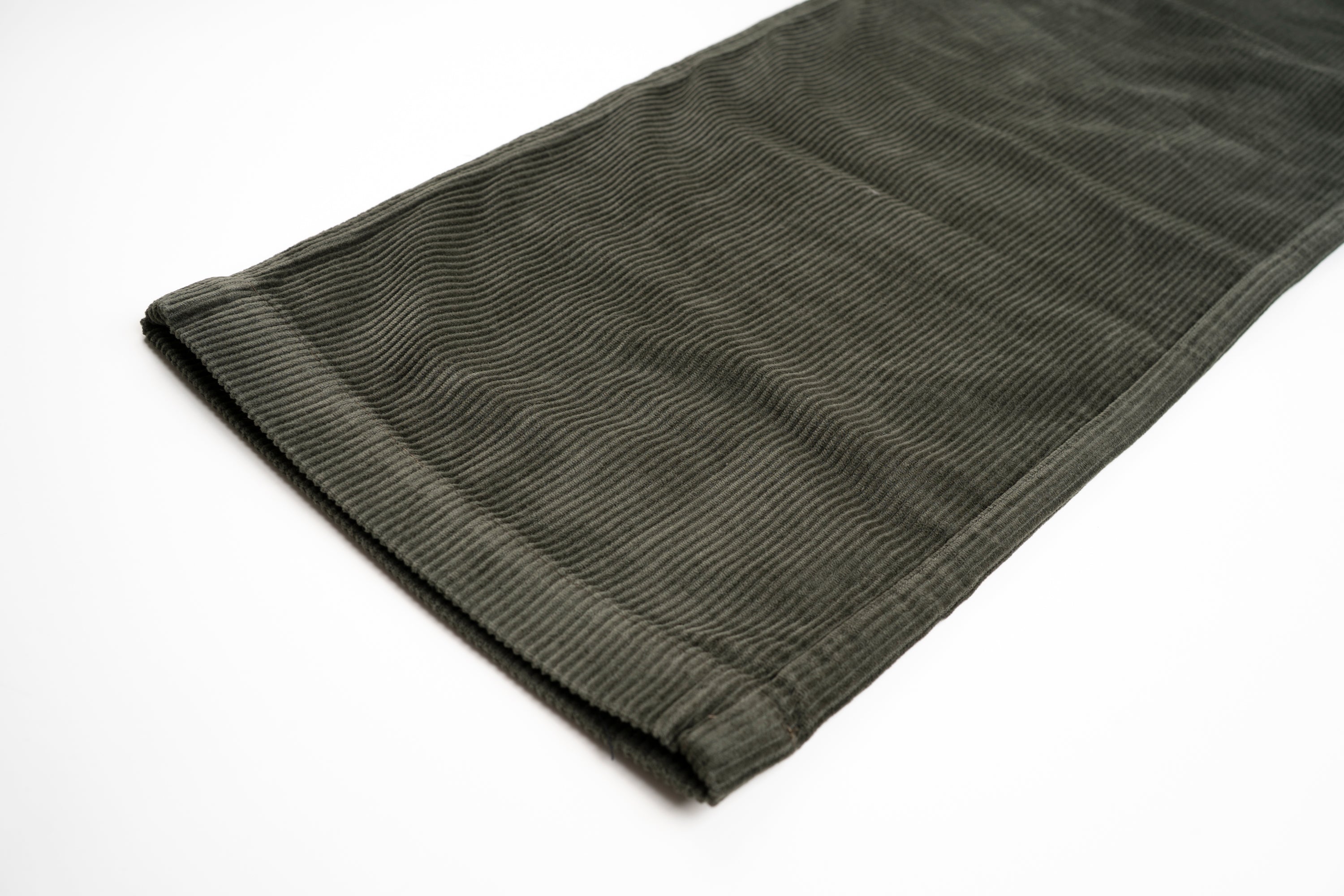 NEW French Chino Green Corduroy