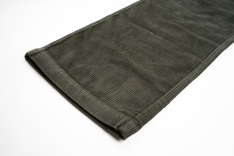 NEW French Chino Green Corduroy