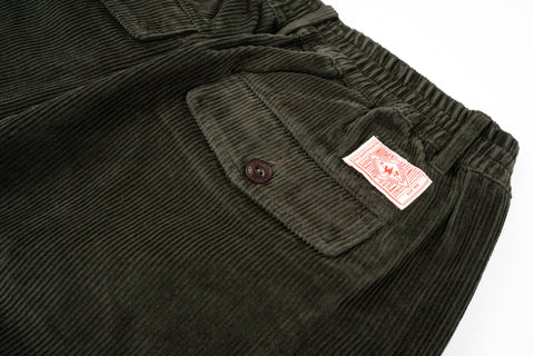 NEW French Chino Green Corduroy