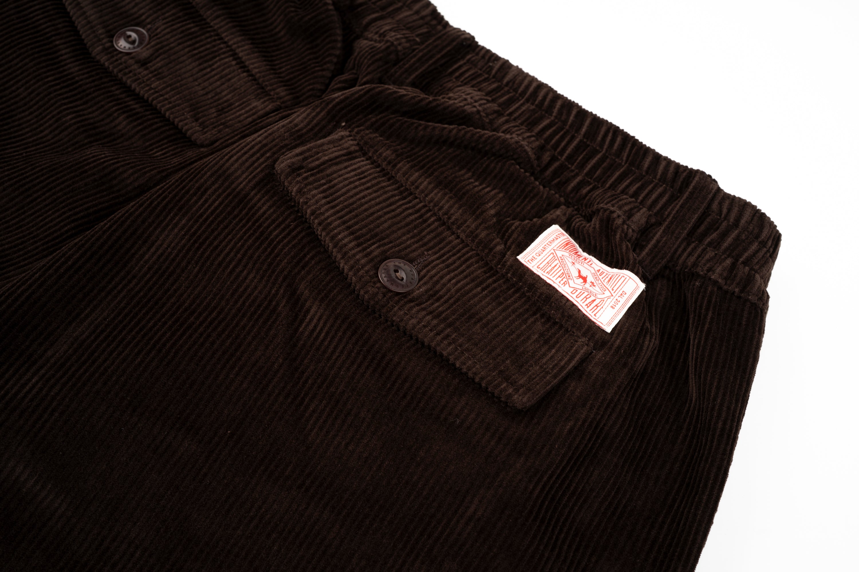 NEW French Chino Brown Corduroy