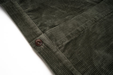 NEW Italian Work Jacket Green Corduroy