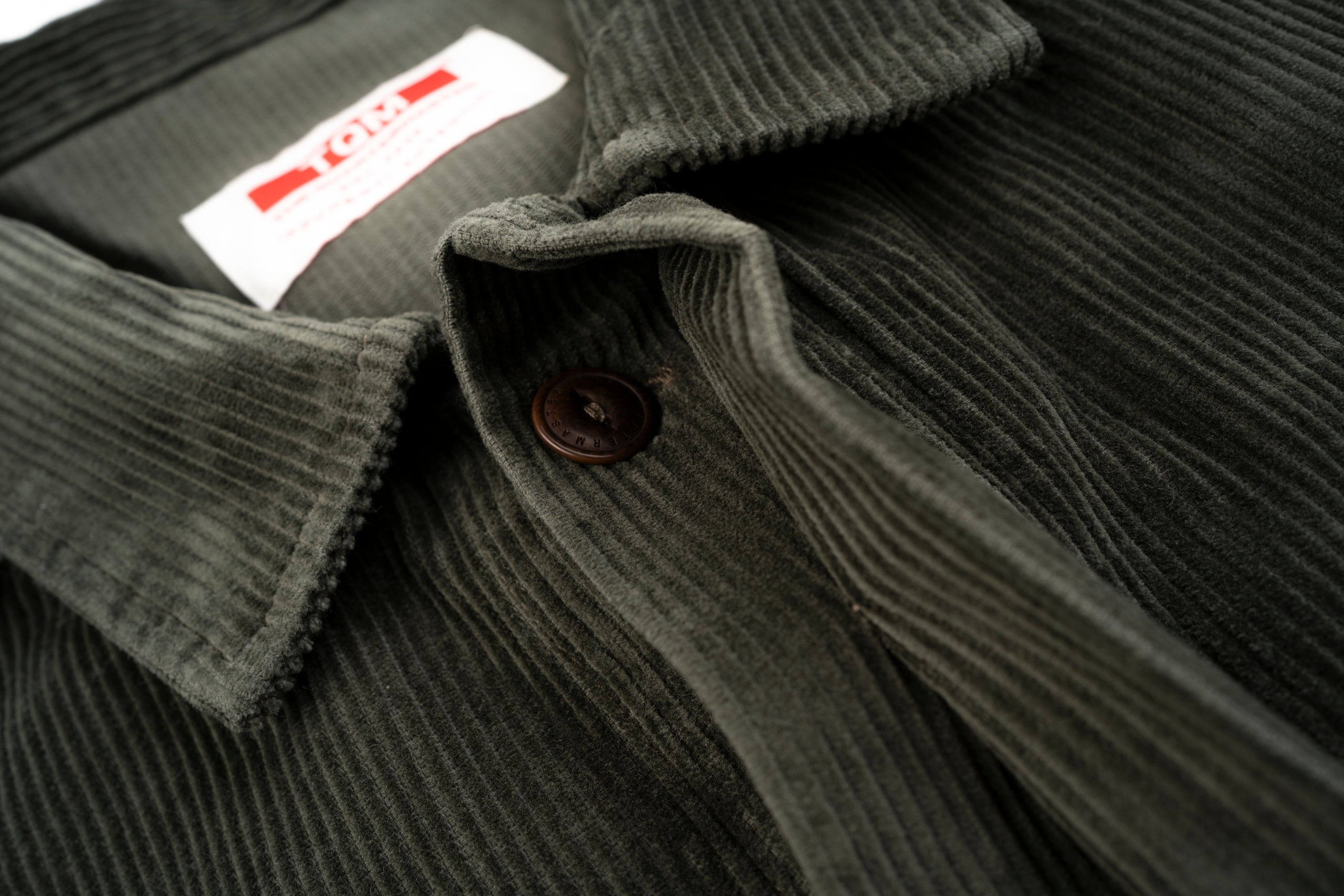 NEW Italian Work Jacket Green Corduroy