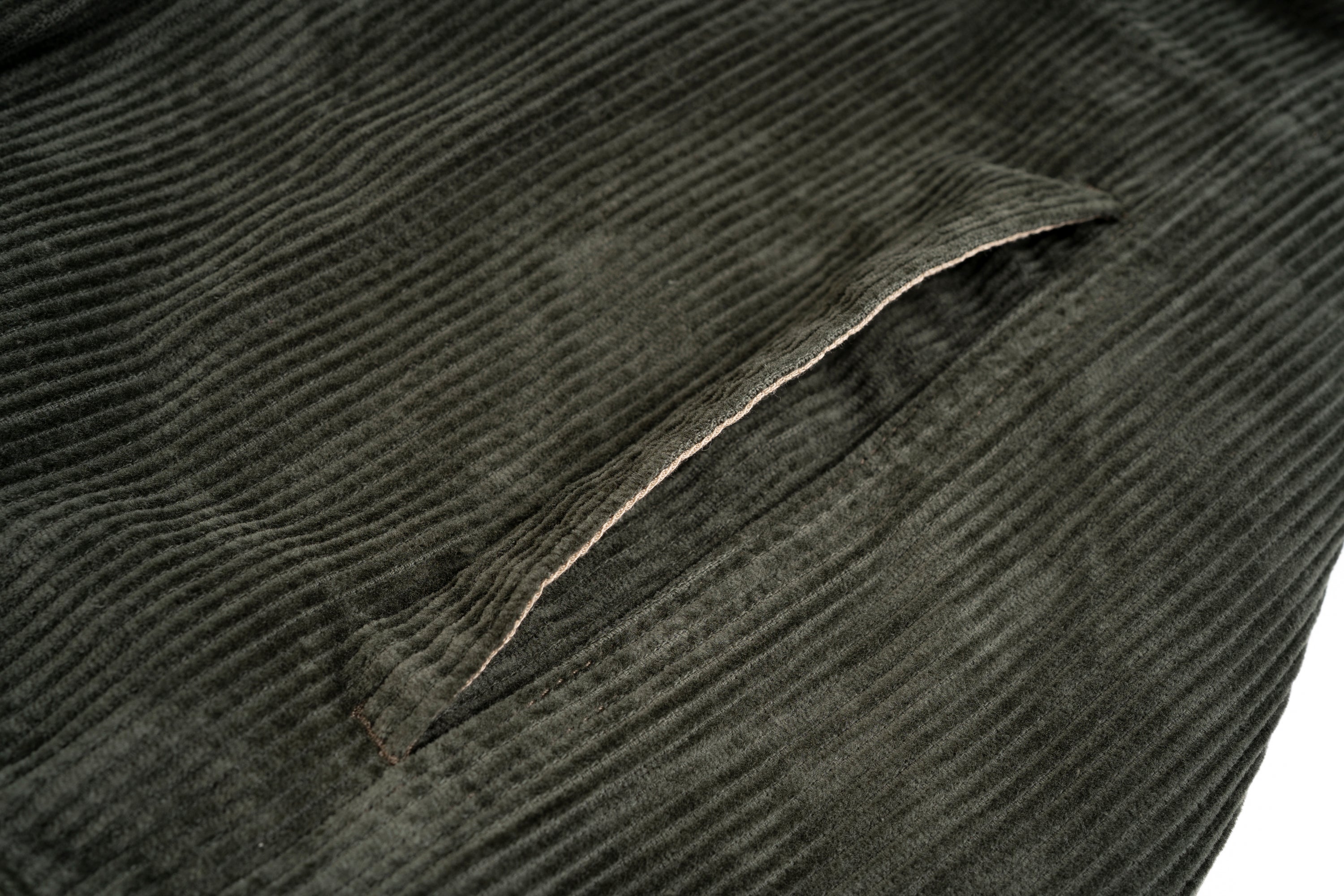 NEW Italian Work Jacket Green Corduroy