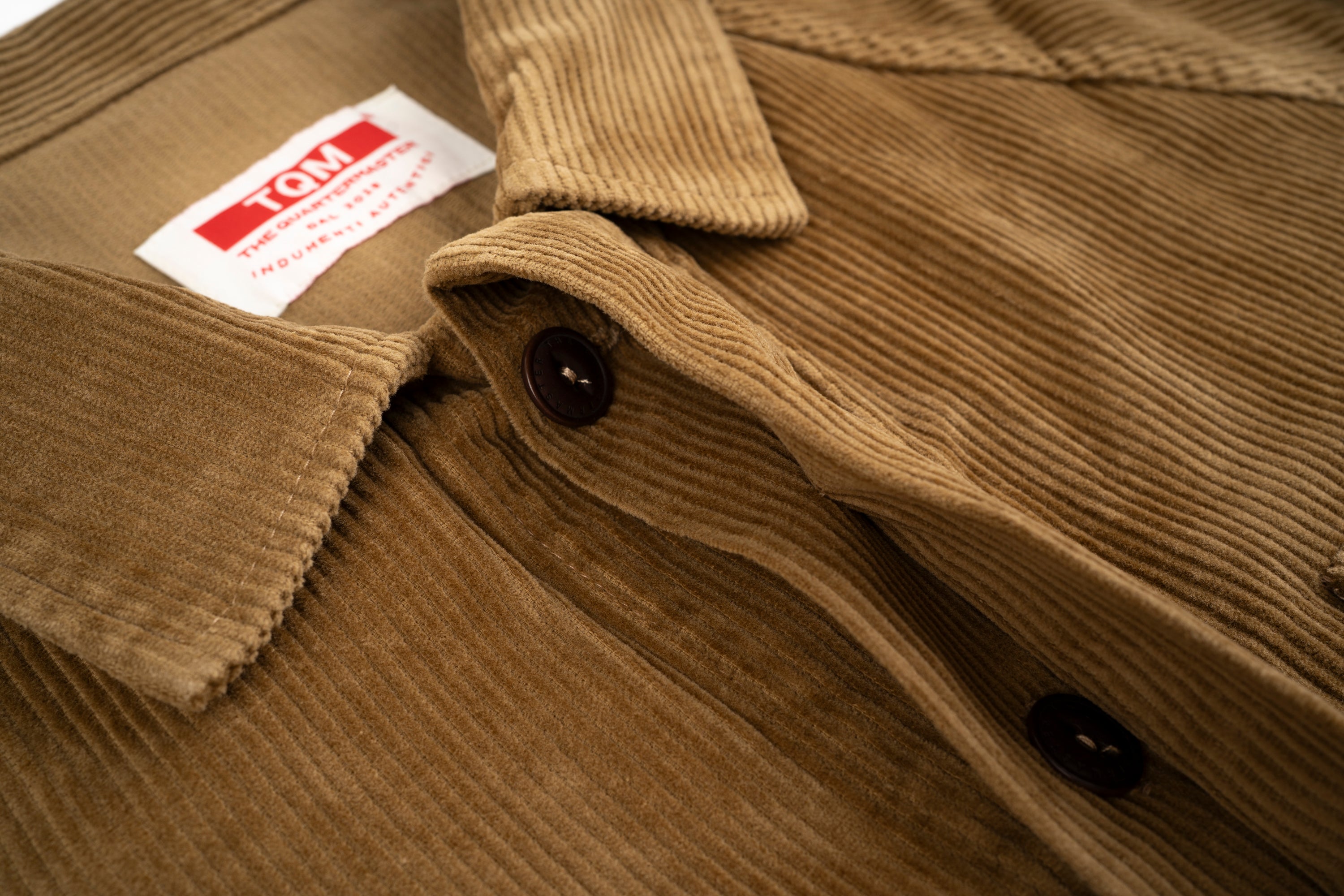 NEW Italian Work Jacket Tobacco Corduroy