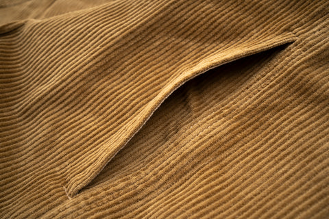 NEW Italian Work Jacket Tobacco Corduroy