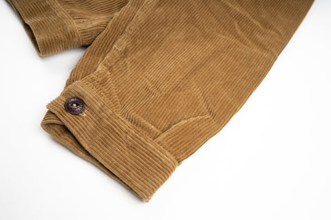 NEW Italian Work Jacket Tobacco Corduroy
