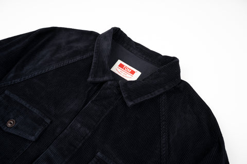 NEW Italian Work Jacket Blue Corduroy