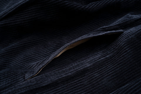 NEW Italian Work Jacket Blue Corduroy