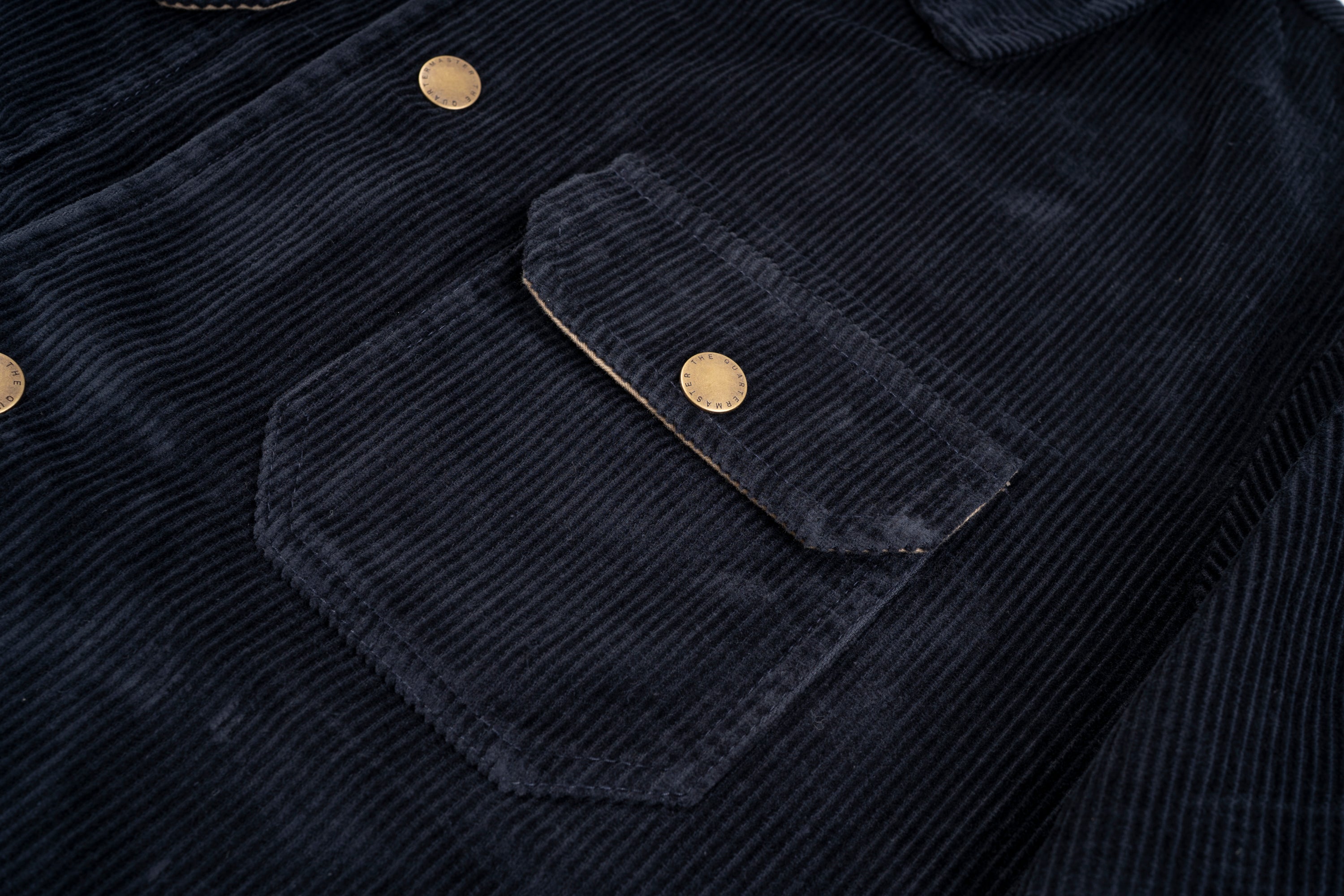Iconic Hunter Jacket "Calvana" Blue Corduroy