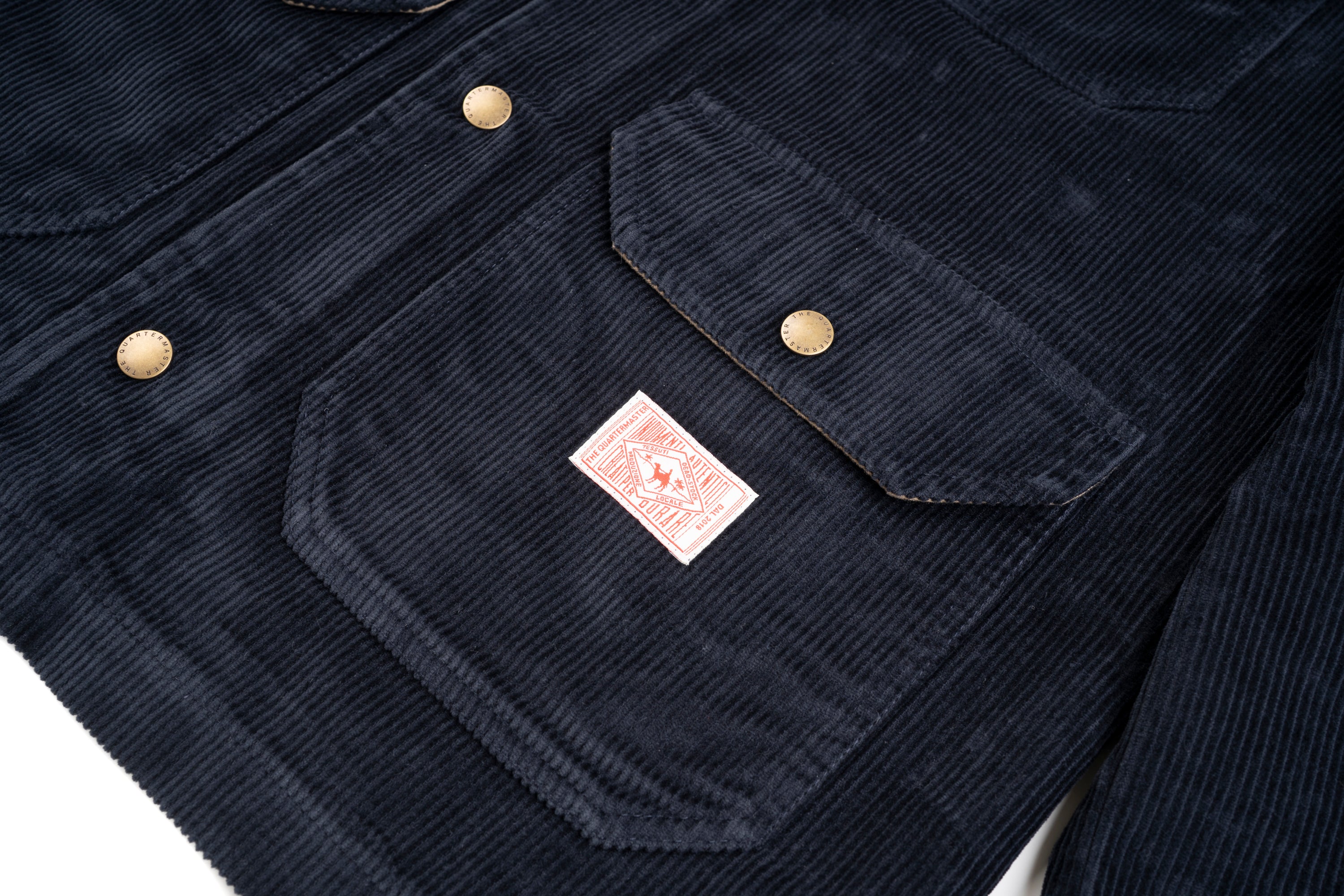 Iconic Hunter Jacket "Calvana" Blue Corduroy