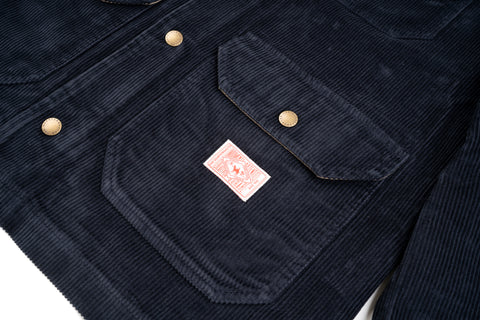 Iconic Hunter Jacket "Calvana" Blue Corduroy