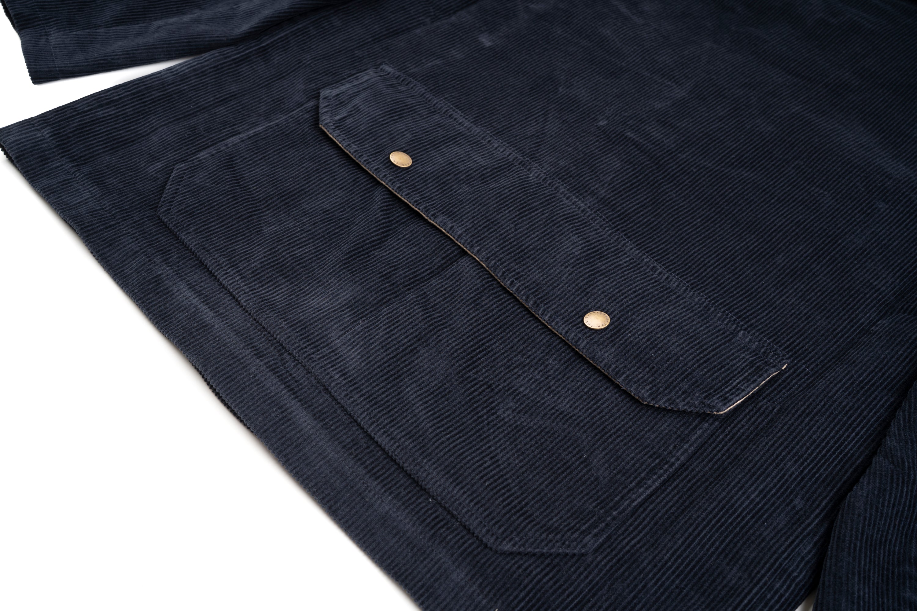Iconic Hunter Jacket "Calvana" Blue Corduroy