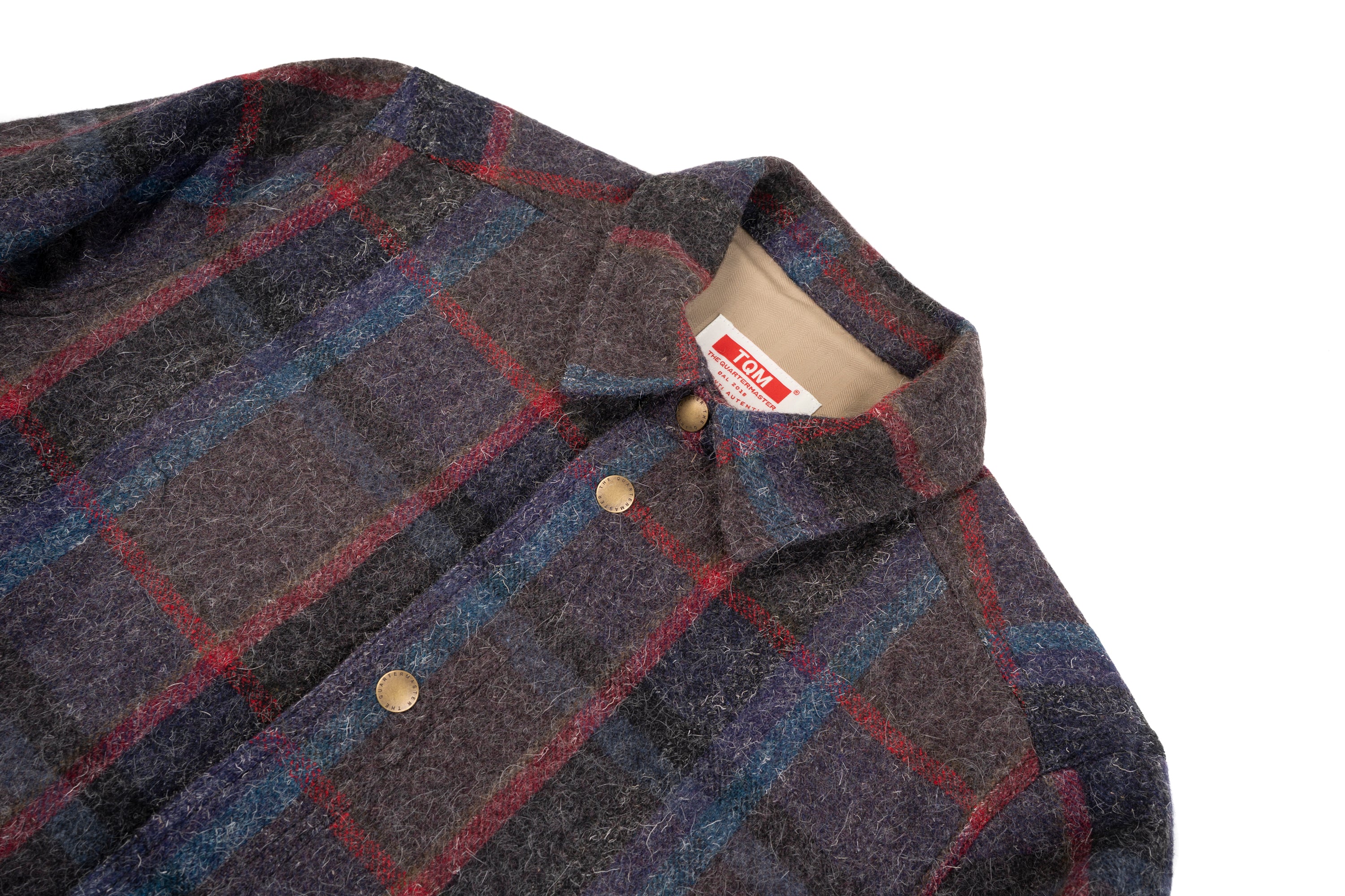 Autumn Jacket Checked Grey Mohair