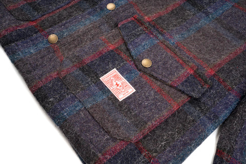 Autumn Jacket Checked Grey Mohair