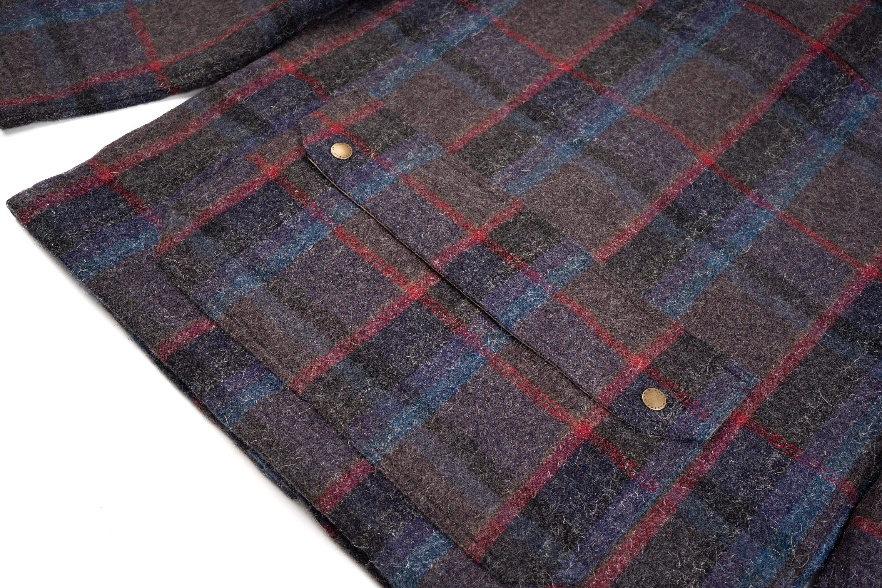 Autumn Jacket Checked Grey Mohair