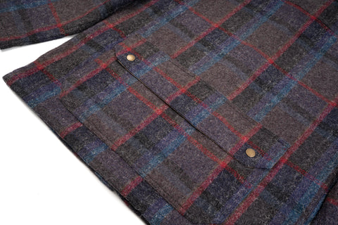 Autumn Jacket Checked Grey Mohair