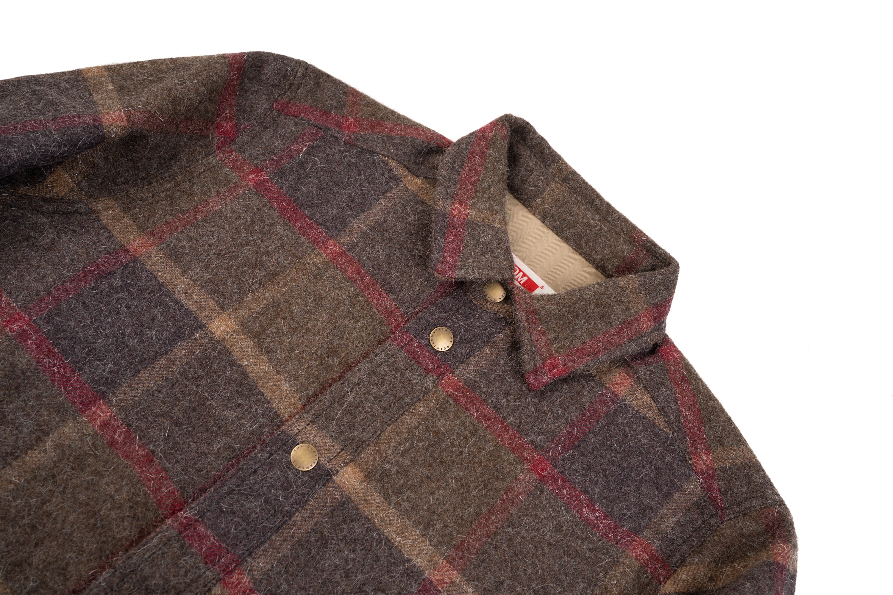 Autumn Jacket Checked Mohair Brown