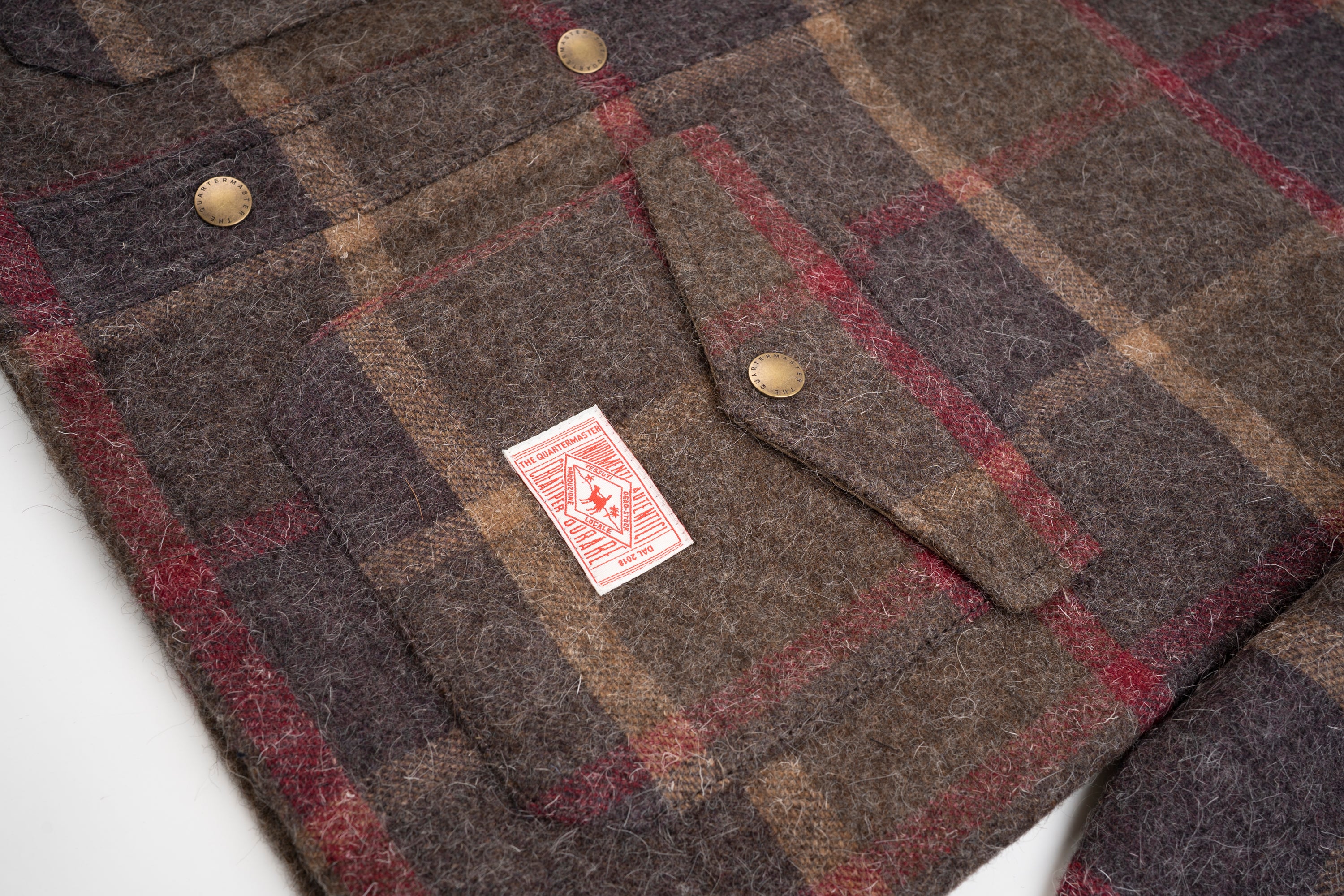 Autumn Jacket Checked Mohair Brown