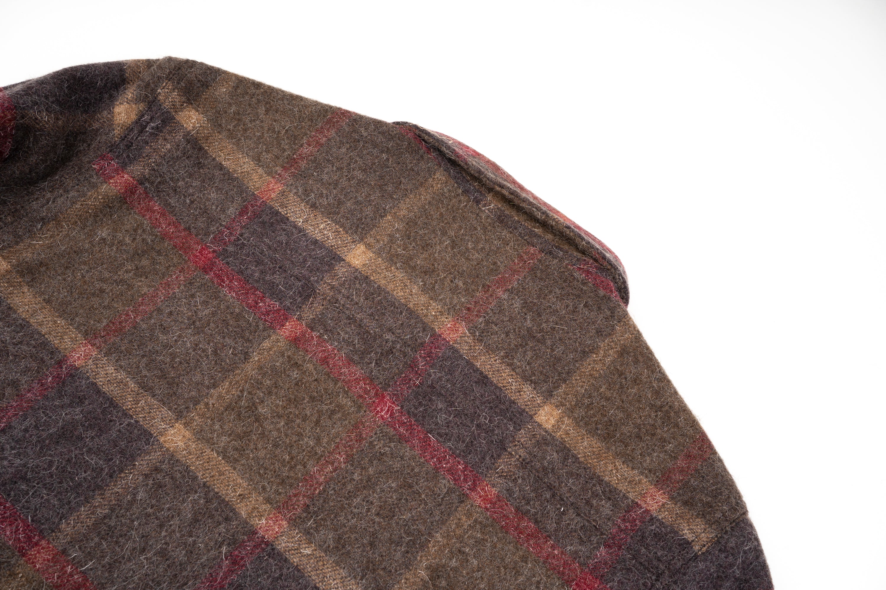 Autumn Jacket Checked Mohair Brown