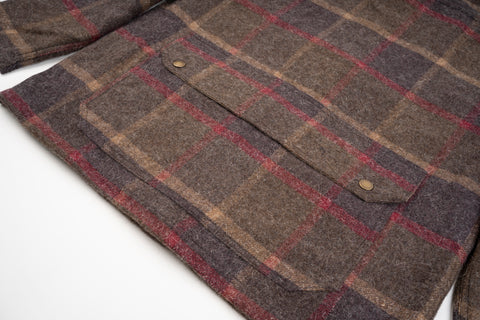 Autumn Jacket Checked Mohair Brown